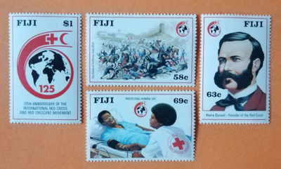 Fidži 1989 Punainen Risti 125 vuotta