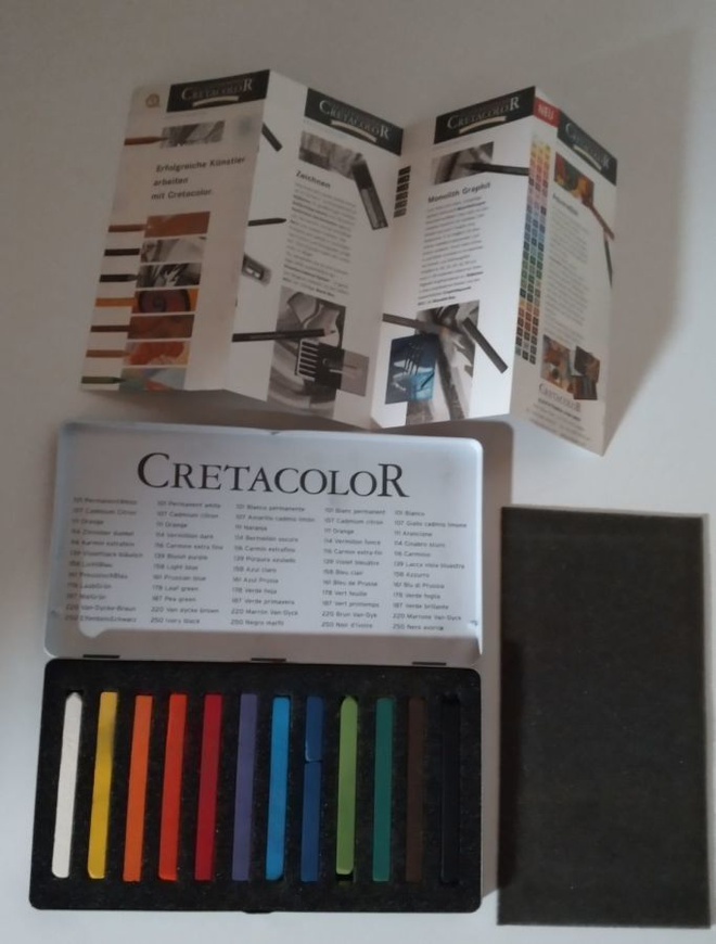 PASTELLIVÄRIT, CRETA COLOR  12 kpl