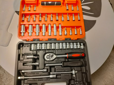 Hylsysarja 1/4" pitkät ja lyhyet hylsyt
