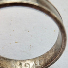 VANHA Sormus Korvaussormus 1940 Hakaristi koko n 19 mm - pikkukuva 3