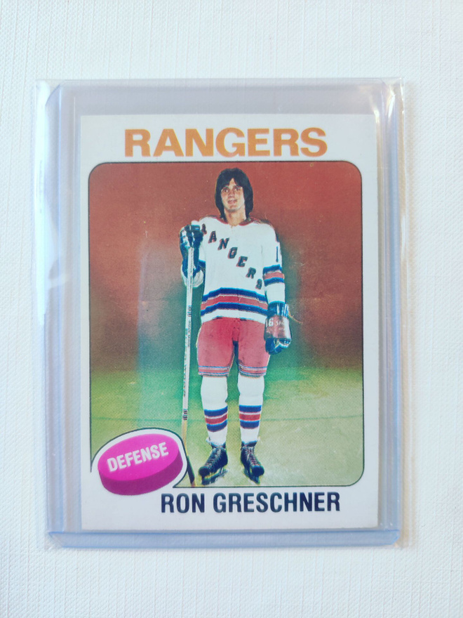 75-76 Topps - Ron Greschner RC