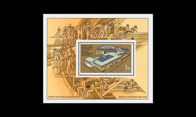 DDR 2600BL64 ** Berliinin liikuntakeskus (1981)