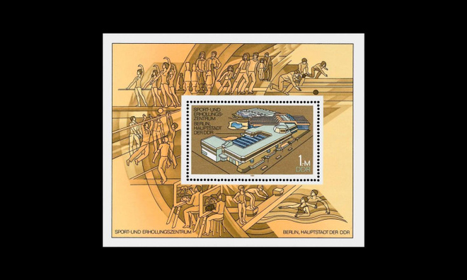 DDR 2600BL64 ** Berliinin liikuntakeskus (1981)