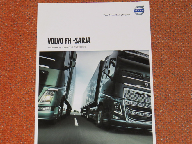 2014 Volvo FH kuorma-auto esite - KUIN UUSI - 66 sivua