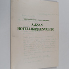 Pirkko Rohweder ym. : Saksan hotellikirjeenvaihto - pikkukuva 1