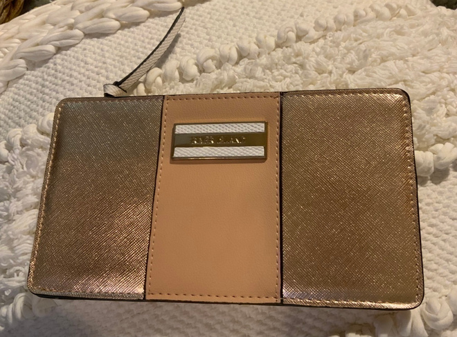 RIVER ISLAND upea ruusukulta nude valk tilava  lompakko