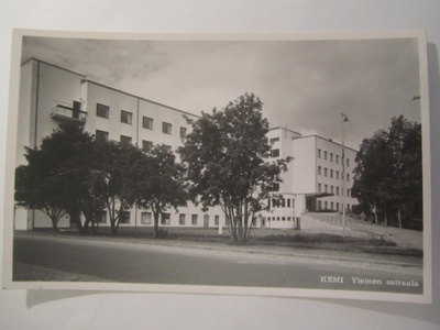VANHA Postikortti Lappi Kemi 1950-l Alkup.Mallikappale