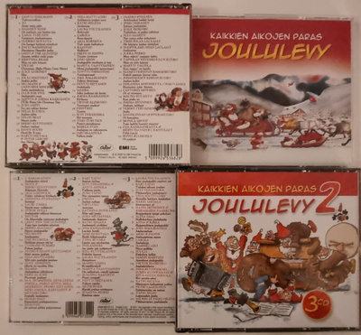 KAIKKIEN AIKOJEN PARAS JOULULEVY 1 & 2 , 2X3CD