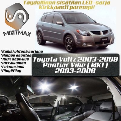 Toyota Voltz / Pontiac Vibe Sisätilan LED-sarja