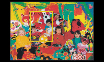 Latvia 426BL8 ** Lasten leikit (1996)