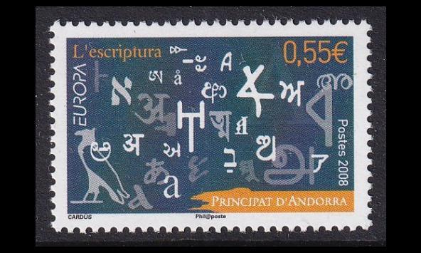Andorra Fr 676 ** Europa kirje (2008)