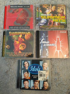 CD kokoelmia 5 kpl