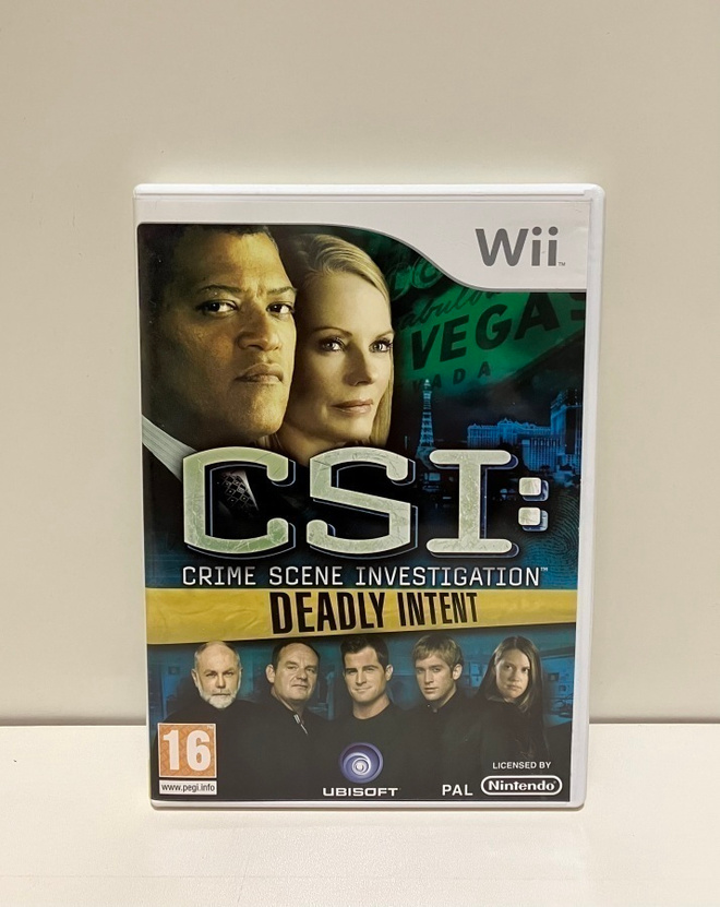 CSI Deadly Intent Wii (CIB)