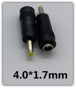 Liitin - 4,0mm naaras x 1,7mm uros