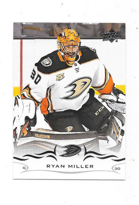 2018-19 Upper Deck #255 Ryan Miller , Anaheim Ducks MV