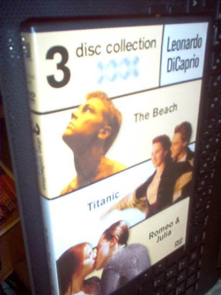 3DVD The Beach + Titanic + Romeo & Julia (DiCaprio)