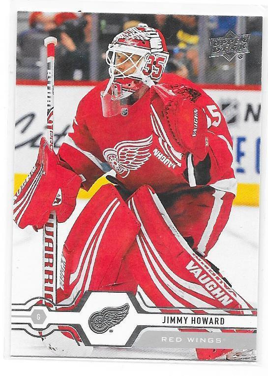 2019-20 Upper Deck #280 Jimmy Howard Detroit Red Wings MV