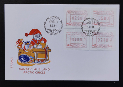 1991 FDC Frama Santa Claus Land