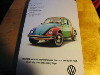 Peltikyltti Volkswagen Kupla