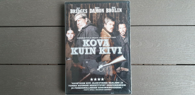 DVD: Kova Kuin Kivi (Jeff Bridges, Matt Damon 2010) UUSI