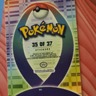Pupitar #35 Pokemon 2001 Topps Johto Champions Sticker card - pikkukuva 2