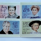SUOMALAISIA NAISVAIKUTTAJIA ILM. 8.6.1992 POSTIMERKKIVIHKO - pikkukuva 1