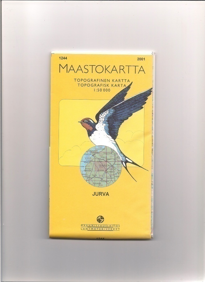 Maastokartta 1:50 000 Jurva