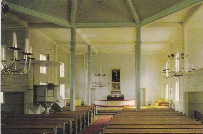 KIRKKOKORTTI - SUONENJOEN KIRKKO - SISÄKUVA