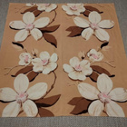 Retro kukka pöytäliina 150 cm x 150 cm - pikkukuva 1