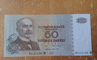 50 Markkaa 1977 Tähtiseteli. Siisti.