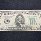 Federal Reserve Note 5 Dollars 1934 B - pikkukuva 1