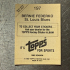 1982-83 Topps Stickers #197 Bernie Federko - pikkukuva 2
