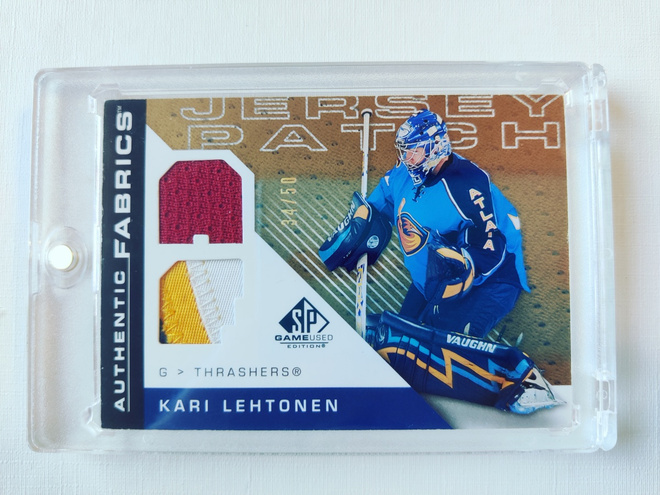 Kari Lehtonen - 07-08 SP Game-Used Authentic Fabrics /50
