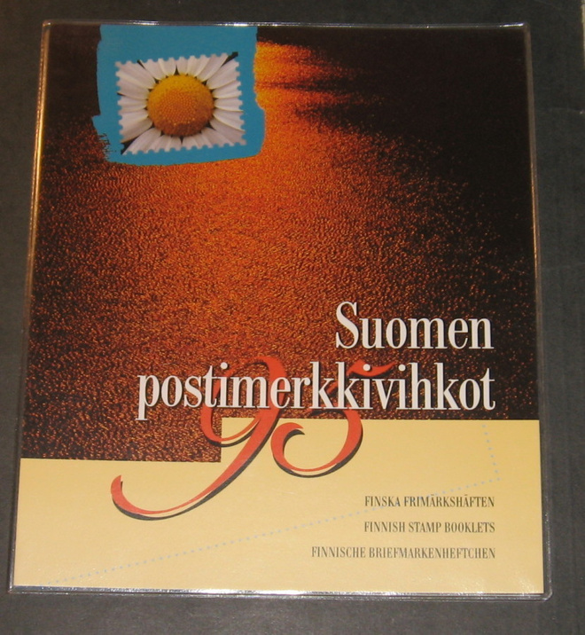 Ilmestymispäivän pyöröleimattu vuosilajitelma 1995, vihkot.
