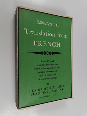 R. L. Graeme Ritchie : Essays in translation from French