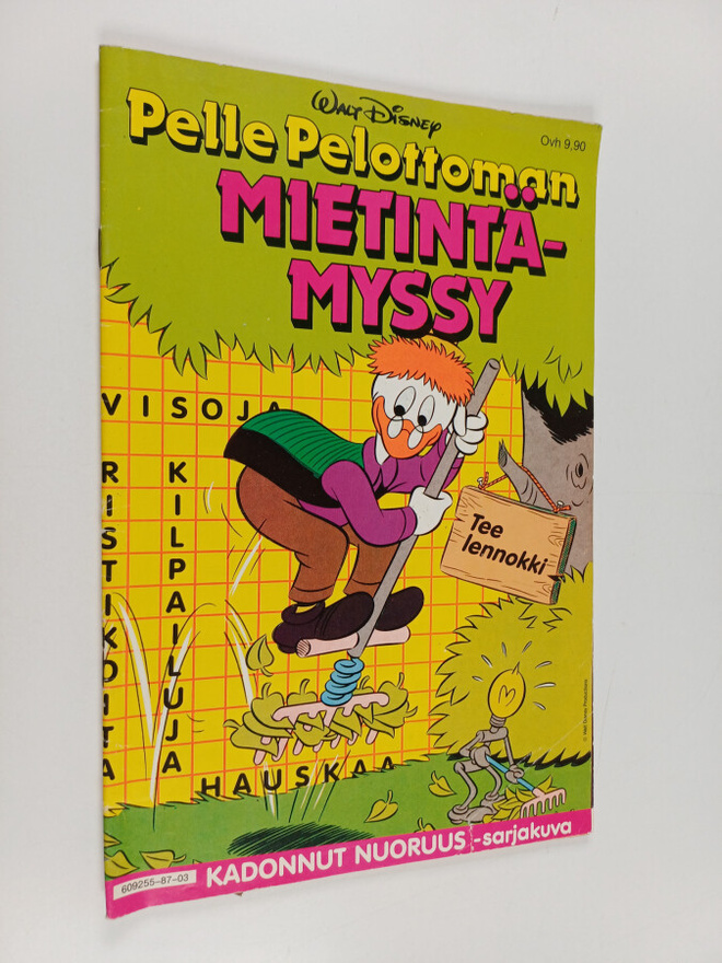 Pelle Pelottoman mietintämyssy 1987 : Kadonnut nuoruus