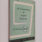 Julius Rudolph Weinberg : An examination of logical posit... - pikkukuva 1