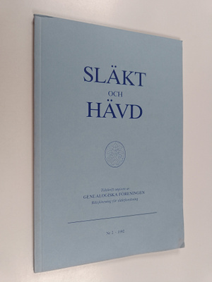 Mats Sjökvist : Släkt och hävd Nr. 2