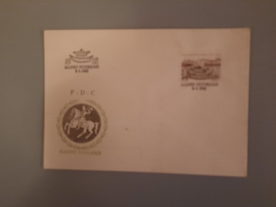 FDC Suomi 1962 Helsinki, EL  blanco