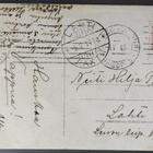 Valokuvakortti Viipurista 1914 Lahteen - pikkukuva 1