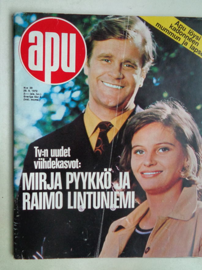 Apu lehti Nro 39/1972 (5.9)