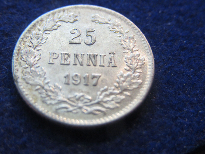 25 penniä 1917 I