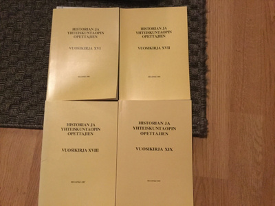 Historian opettajien vuosikirja 1982, 1984, 1987 ja 1989
