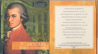 Klassiset säveltäjät - MOZART - Taitoa Ja Mielikuvitusta CD