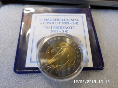 5   Euroa Yleisurheilun MM-kilpailut  2005    Muvitaskussa,