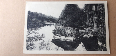 Sortavala Kaarnesaari kortti, kulkenut 1920 luvulla