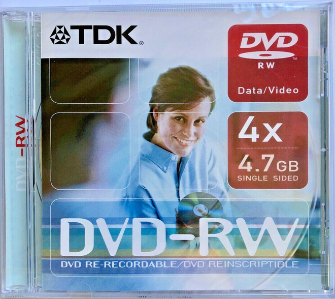 TDK DVD-RW 4.7. GB 9 kpl