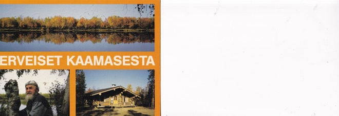 Kaamanen, Jokitörmä ,sommitelmakortti ,   b703