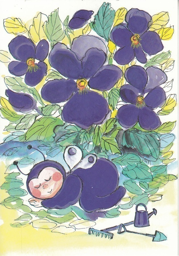 Virpi Pekkala : 1371  Orvokkivuoteella ... p74