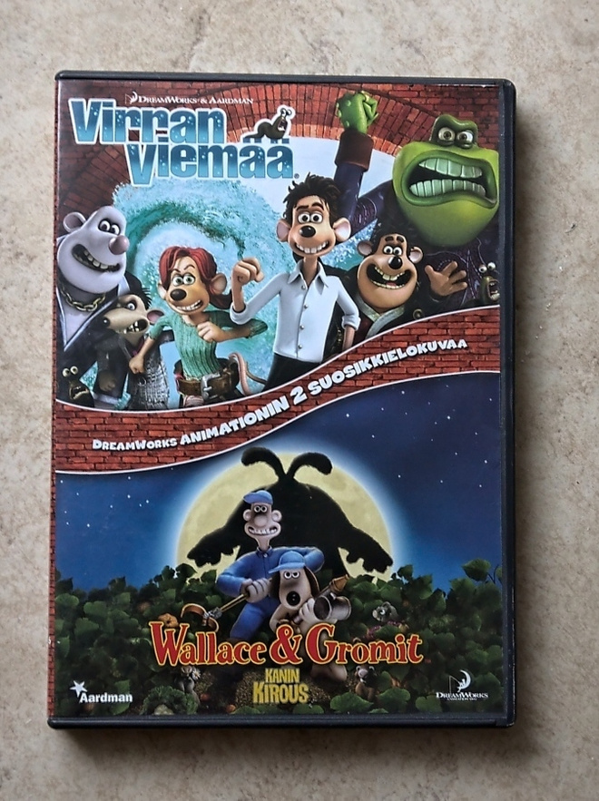 Virran viemää + Kanin kirous, 2 x DVD.